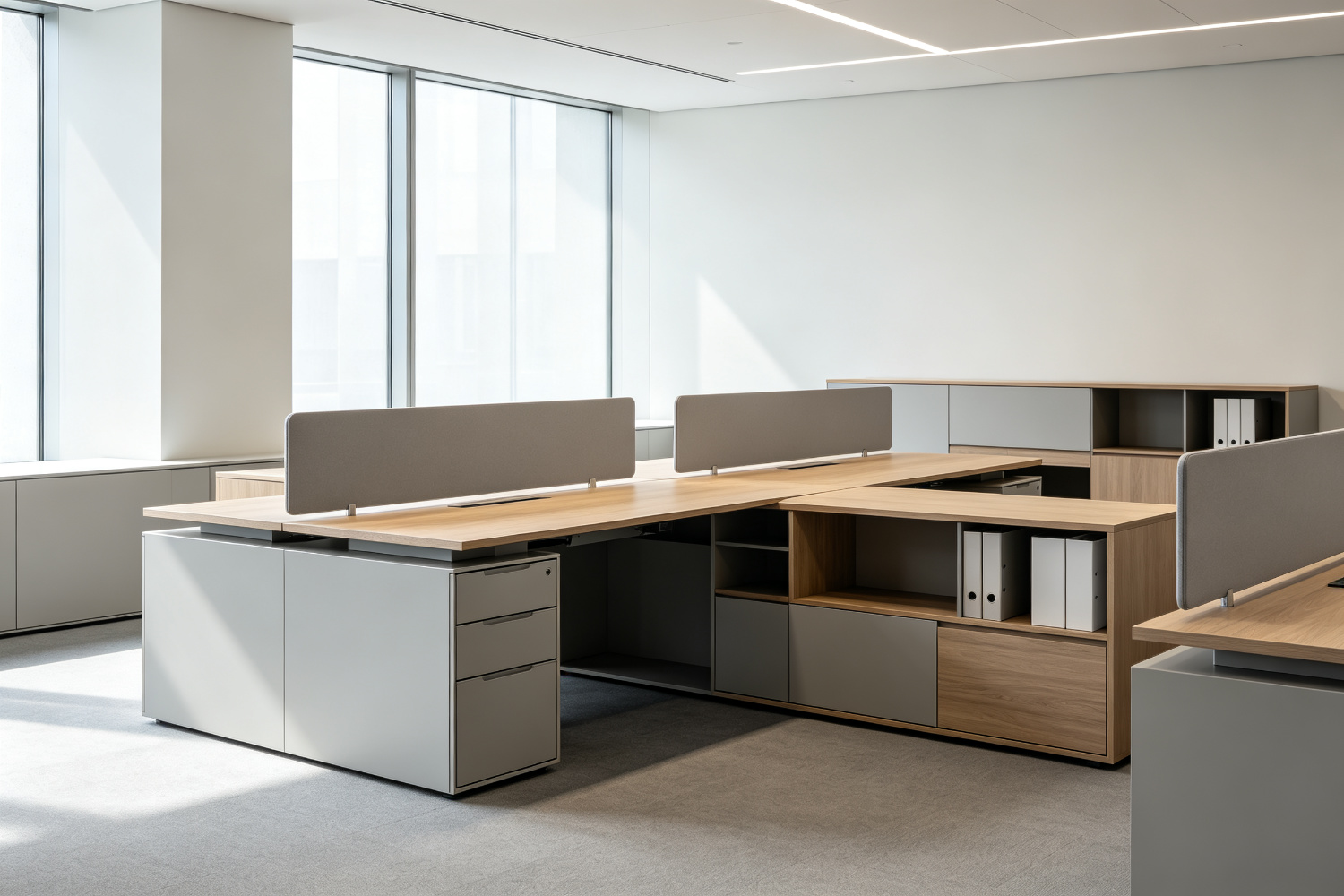 Office furniture — Application illustrations — not customer case studies.