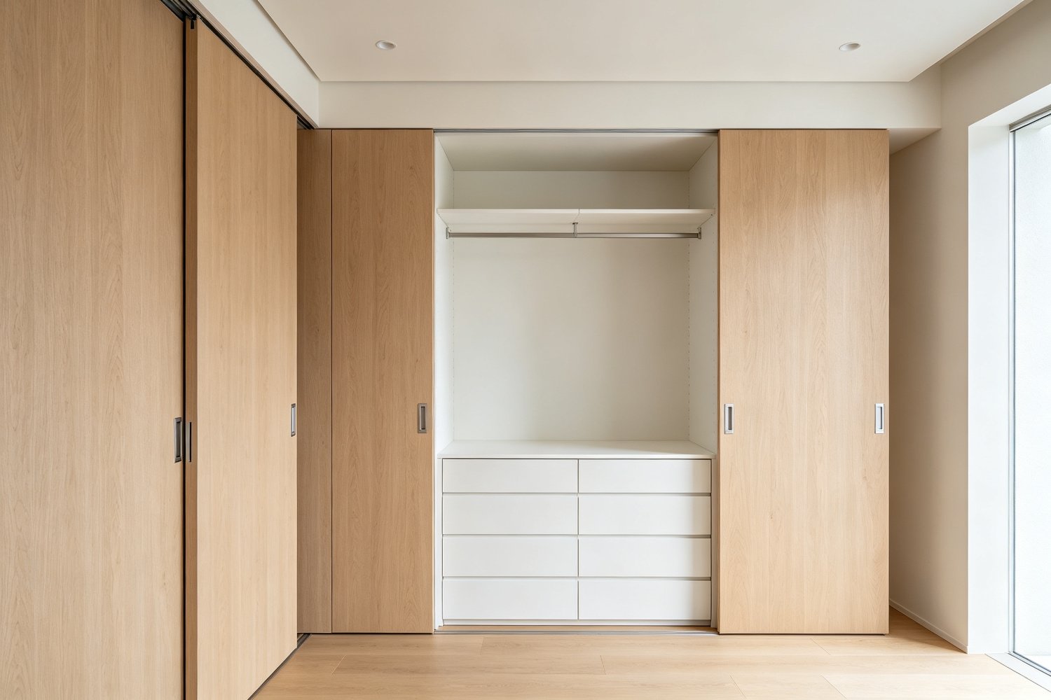 Wardrobes & storage — Application illustrations — not customer case studies.