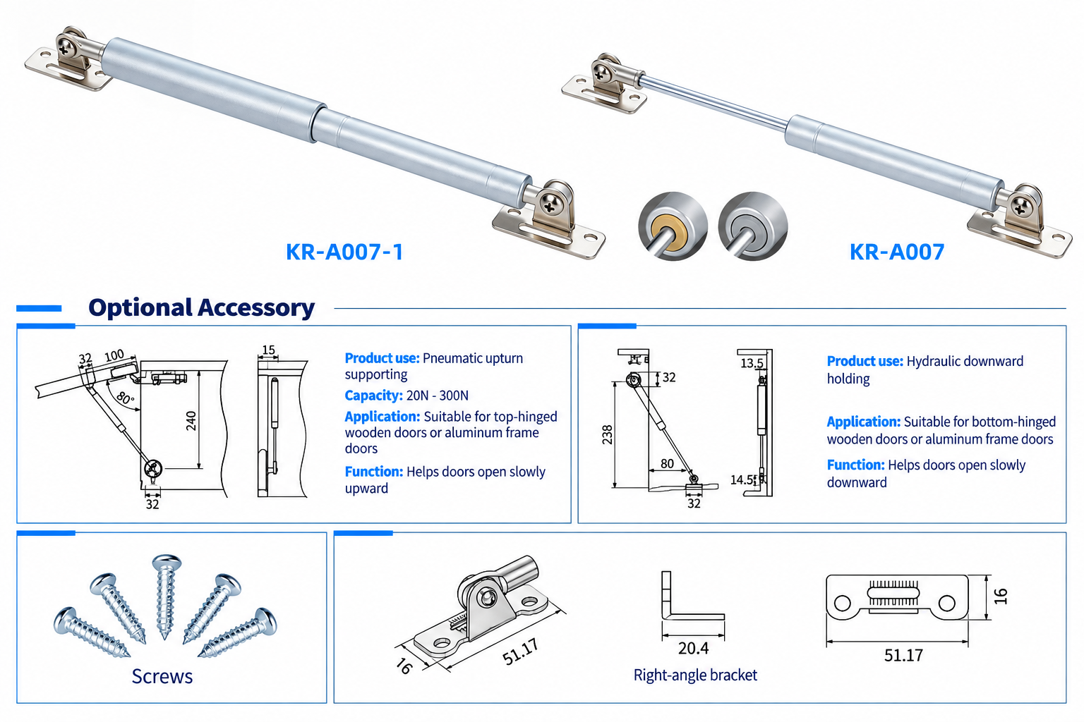 Metal bracket options
