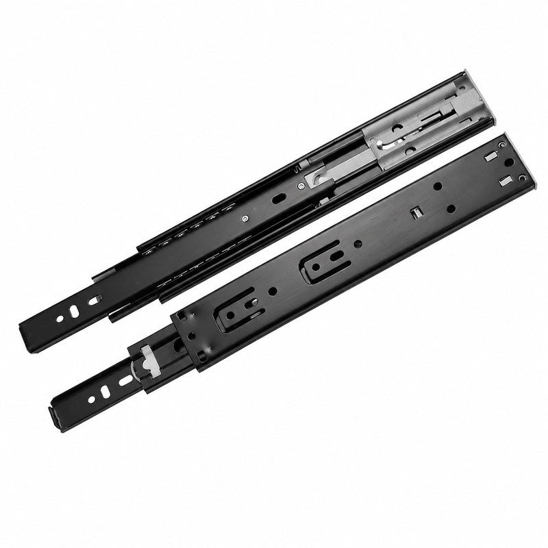 Push-to-Open Soft-Close Drawer Slide — Illustration