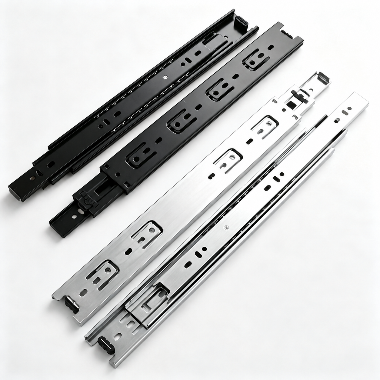 Zinc-plated and black-plated appearance reference. Select to view full size.